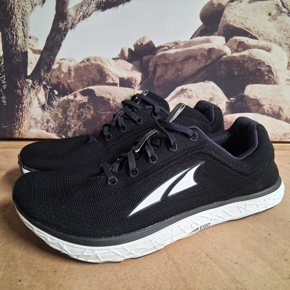 Altra Escalante Womens Running Shoes Black Knit FootShape Sneakers Size 8.5
